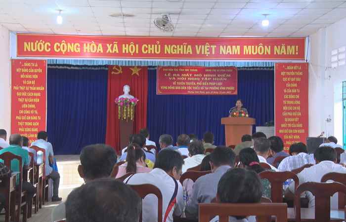 Vĩnh Châu: Ra mắt mô hình điểm về truyên truyền phổ biến pháp luật tại phường Vĩnh Phước